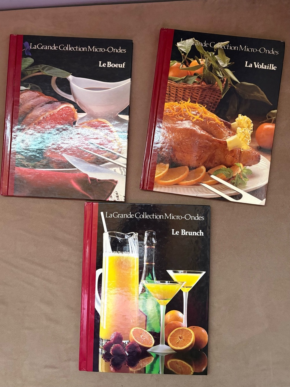 La Grande Collection Micro-Ondes 
- le brunch
- le bœuf 
- la volaille